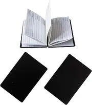 AppleTofu Magnetic Small Password Keeper - Credit Card Pocket Password Book - Wallet Password Keeper - Website Name, Username, ID, Small Password Organizer for Internet - Set of 2