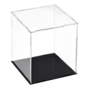 Acrylic Clear Display Case Box Dustproof Protection Showcase 15x15x20cm