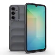 For Samsung Galaxy A16 5G & 4G Case, Wavy Flannel Shield Cover, Dark Grey