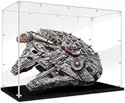 Acrylic Display Case for LEGO 75192 Star Wars Millennium Falcon Figure Storage Box Dust Proof Glue Free Vertical Style