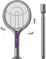 Electric Fly Zapper | 2800V Electric Gnats Fly Trap Swatter - USB Rechargeable 5-Layer Protection Grid Gnat Trap Catcher for Indoor Home Backyard Patio Camping
