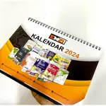 2024 年日曆 EMZI 官方商店日曆 2024 年日曆