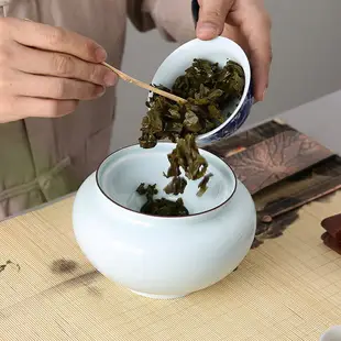 青瓷影白建水陶瓷儲水茶水桶茶渣缸廢茶桶干泡功夫茶具配件