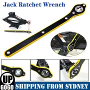 Auto Scissor Jack Ratchet Wrench Garage Tire Wheel Lug Wrench Handle Repair-Tool