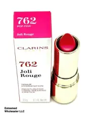 CLARINS Joli Rouge Moisture Long-Wearing Lipstick 762 Pop Pink 0.1oz