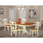 5 Pc Dining room set for 4-Dining Table with Leaf and 4 Chairs ...