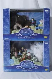 Rudolph Island of Misfit Toys Welcome To Misfit Island, Bumble & Friends In Box
