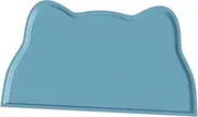 Folpus Cat Food Mat, Pet Feeding Mat,Waterproof,Non Skid Thicker Floor Cushion Easy to Clean Dog Water Bowl Tray for Food and Water, Light Blue
