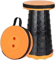 VOLIXOD Foldable Telescoping Stool Portable, Retractable Stool for Adults, Upgraded Collapsible Folding Seats with Load Capacity 550lbs, Camping Stools for Adults