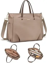 [GOLF SUPAGS] Laptop Shoulder Bag 14 Inch, Computer Shoulder Bag Large Work Tote Bag for Women, Laptop Carrying Case Stylish Handbag for Business Travel