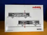A11-69 TRAIN CARS - SET OF 2 FREIGHT CARS - HO SCALE - MARKLIN HO #94193 - NIB