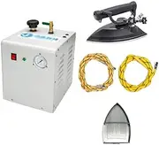 Electric Industrial Steam Iron, Professional Ironing Station with Semi-Automatic Large Iron Boiler, Stainless Steel Tank, Suitable for Clothing Store Laundry Cloth Factories