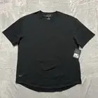 Bylt Shirt Mens 3XL Black Drop Cut Short Sleeve Lux Curved Hem Stretch