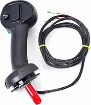 Heavens Horse Left Handle 84201271，47777522 - Horn/2-Speed Control for Case SR130-SV300 Excavators | 200-Series Grip, Mechanical Control, No Multifunction Electric