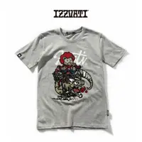 在飛比找蝦皮購物優惠-IZZVATI (23夏)熊熊龍騎士植絨 台灣製純棉短袖T恤