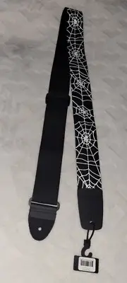 Spider Web Guitar Strap L&M Alexi Laiho Children Of Bodom Jackson Esp Ltd Black