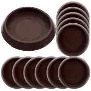 12 Pcs Table Leg Pad Bed Stoppers Wheel Hardwood Floor Small Furniture Coasters