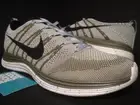 2013 NIKE FLYKNIT ONE+ RACER TARP GREEN OLIVE BLACK OFF WHITE 554888-302 11 9.5