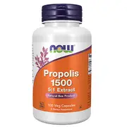 Now Foods Propolis,1500 mg ,100 Caps (Pack of 3)