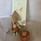 Maileg Tooth FAIRY Mouse Little Sister in Dream Match Box Pink Heart Tooth Box