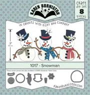 Karen Burniston Snowman Die