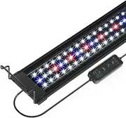 [OYO WATER] Aquarium LED Light 36"-38-44" with Timer, 24/7 Cycle, 5 Dimmable Brightness, Sunrise/Sunset Simulation for 10/20/30/55 Gallon Fish Tank