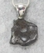 SIKHOTE-ALIN METEORITE PENDANT $69 Sterling Silver Jewelry STARBORN SA69-P18