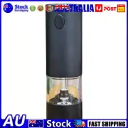 Electric Spice Mill LED Light Spice Seasoning Bottle Kitchen Gadget Tools AU