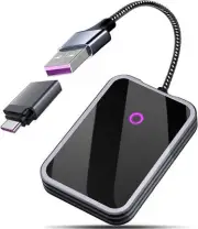 Carplay Wireless Adapter, 2-In-1 Android Auto Wireless Carplay Adapter 2024, Con