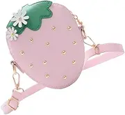 [BESPORTBLE] Fashionable Shoulder Bag Strawberries Coin Purse Boys and Girls Satchel Simple Design Perfect Present