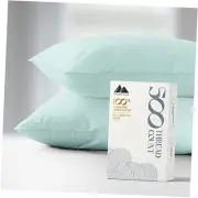 100% Cotton Pillowcases Standard/Queen Size Set of 2-500 Thread Count Cotton