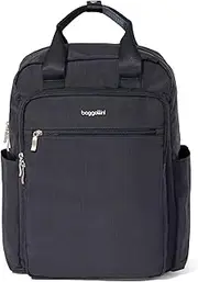 [Baggallini] Commuter Laptop Lightweight 15x11 Travel Backpack W/RFID & Luggage Sleeve