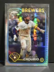 2024 Topps Chrome Update JACKSON CHOURIO ROOKIE LOT REFRACTOR X FRACTOR DEBUT