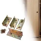 4 Pieces Bed Rail Brackets Bed Hanging Board Furniture Bed Corner Connectors