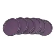 Tupperware Modular Mates Round Replacement Top Lid Seal #1607 Purple Set of 6