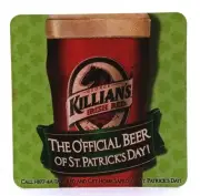 2005 George Killian Irish Red Get Your Irish On Beer Coaster-S448