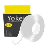 Double-Sided Nano Tape, 10 Feet Long, Heavy Duty, Easy to Remove, No Residue,...