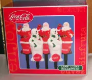 Coke Coca-Cola Christmas Lawn Light Collection, Santa Claus and Polar Bear