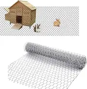 Wire Mesh Chicken Fence Panel - Coated Garden Fence With Fine Mesh for Yard Decoration - Anti-Rust Poultry Netting Cage for Garden, Balcony