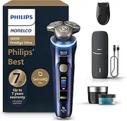 [Philips Norelco] Shaver i9000 Prestige Ultra, Wet & Dry Electric Shaver, Adriatic, SenseIQ Pro Technology, Triple Lift & Cut System, 360 Rotating NanoTech Precision Blades, Precision Trimmer, XP9401/92