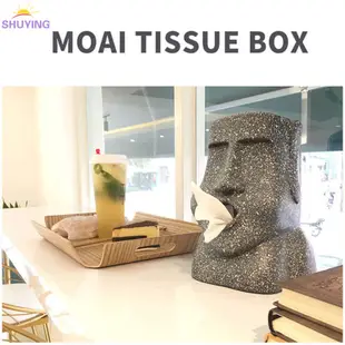 Moai Napkin Box Innovative Easter Island Moai Design Paper T