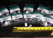 (2) Panduit NetKey Punchdown Jack Module Cat 6 8 Position 8 Wire Violet