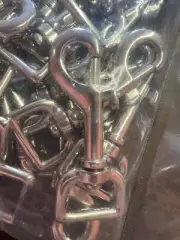 3/4 inch Swivel Snap Hook-Nickel Plated bag with 50 pcs