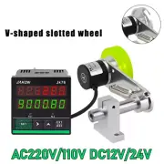 Digital V-shaped Wheel Counter Rotary Electric Roll Meter Encoder Length Measure