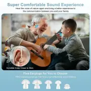 Rechargeable Digital Hearing Aid Severe Loss BTE Ear Aid HIGH-POWER Tool Kit
