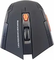 Wireless Gaming Mouse Button Ergonomic Optical Mice with Receiver Control for Desktop PC and Laptop Intelligent Connectivity Energy Saving Black