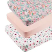 Pack n Play Sheet Stretchy Fitted Portable Mini Crib Sheets Set 3 Pack,Playar...