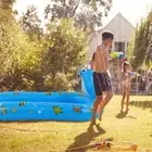 ~Kids Inflatable Swimming Pool Thick PVC Fish Patterns Sprinkler Summer Pool