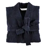 Sheridan Ultra-Light Bathrobe - in Navy