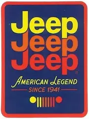 Jeep Echo Vinyl Sticker (4" X 3")